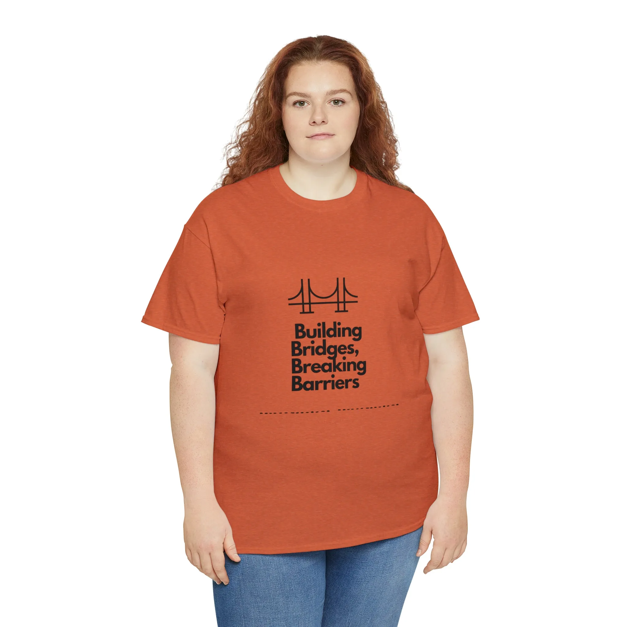 Unisex Heavy Cotton Tee-Breaking Barriers