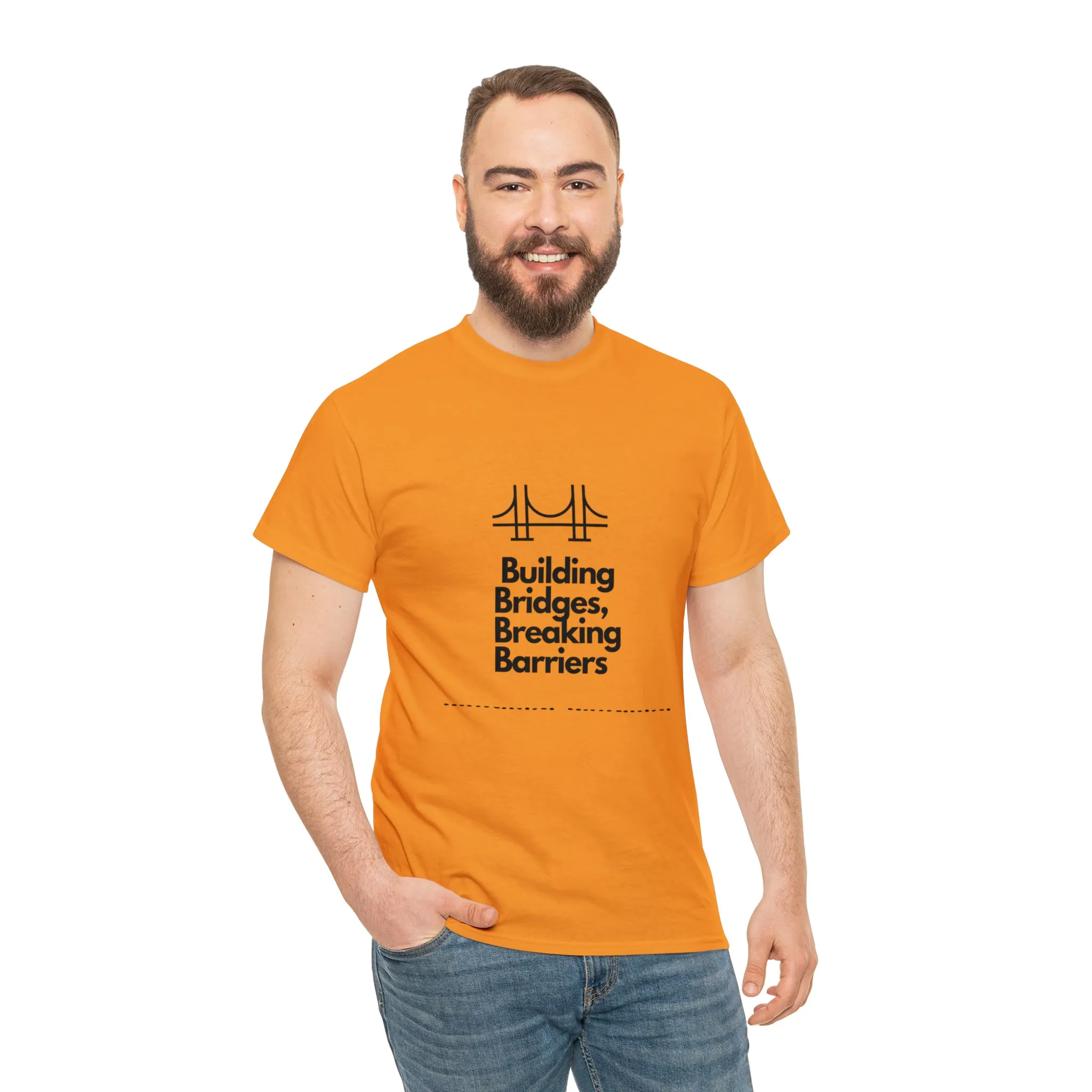 Unisex Heavy Cotton Tee-Breaking Barriers