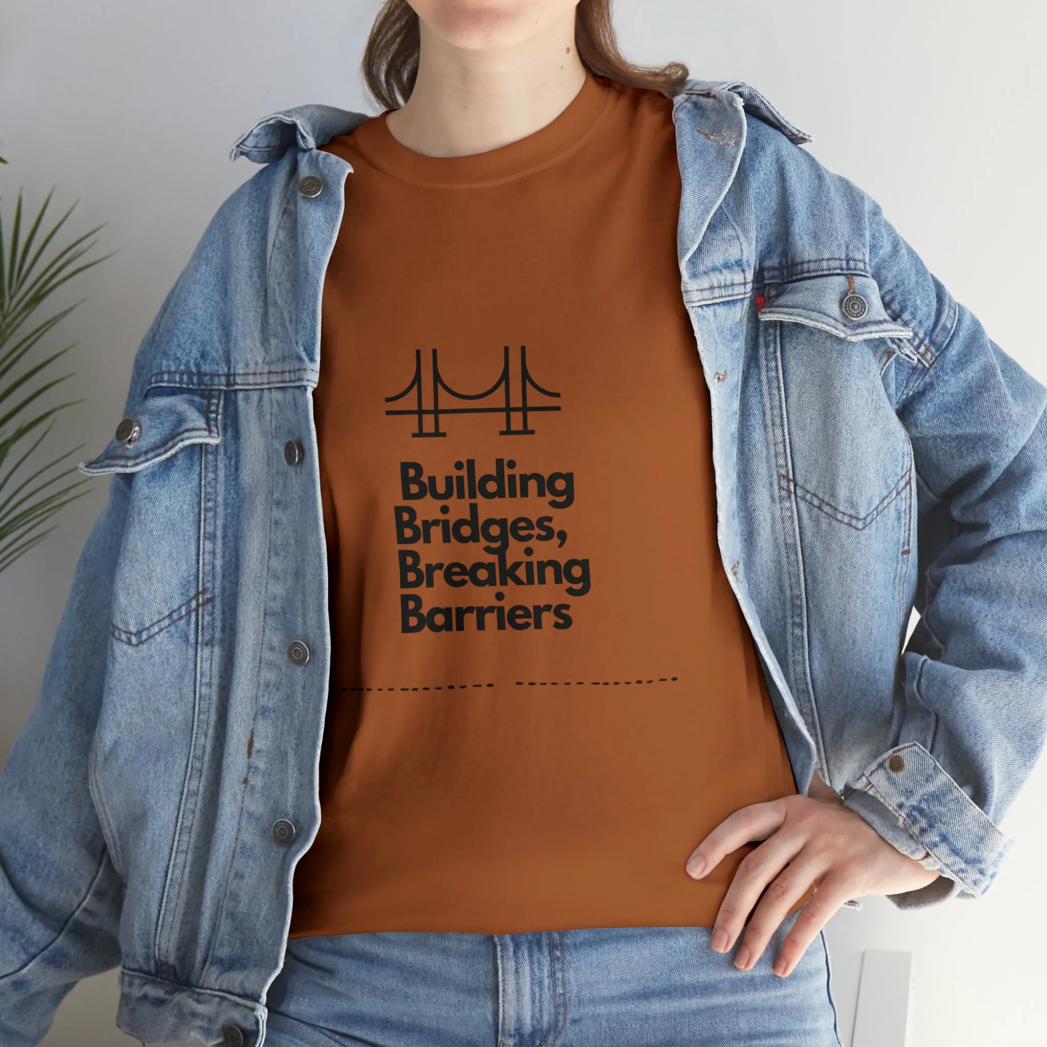 Unisex Heavy Cotton Tee-Breaking Barriers