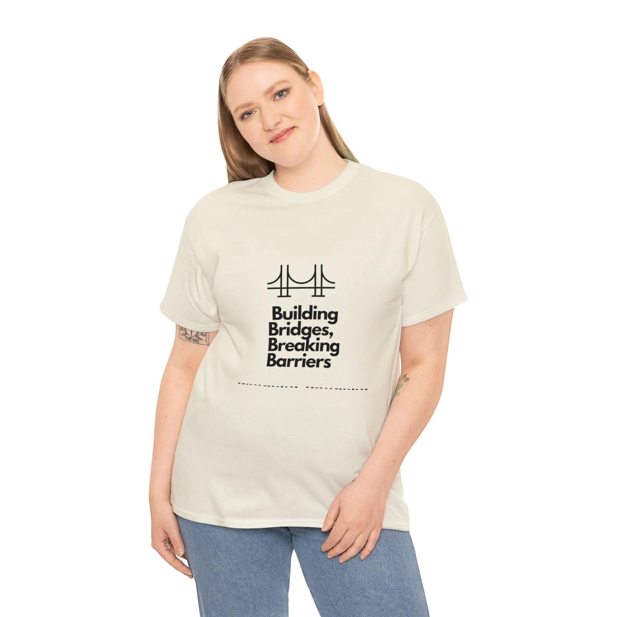 Unisex Heavy Cotton Tee-Breaking Barriers
