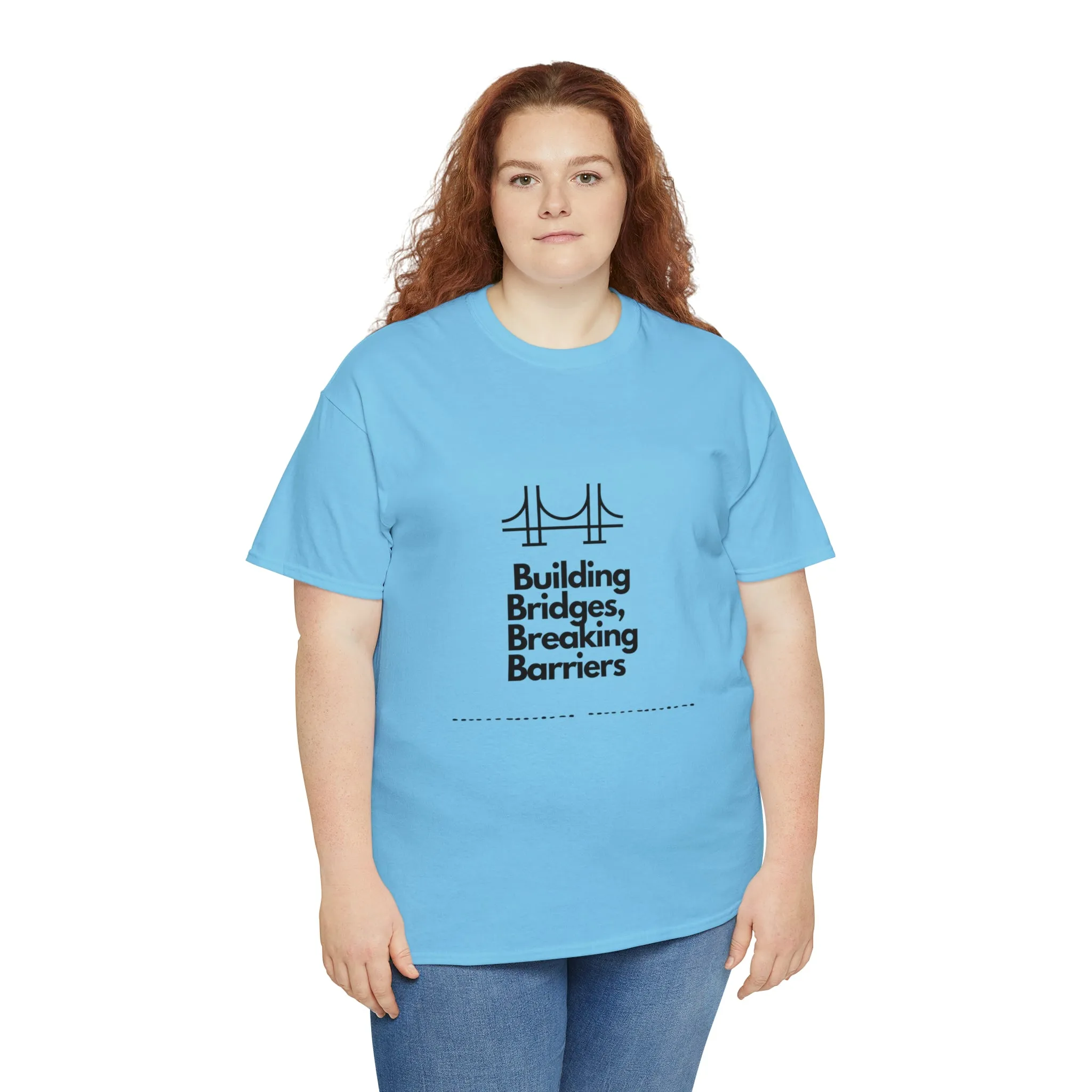 Unisex Heavy Cotton Tee-Breaking Barriers