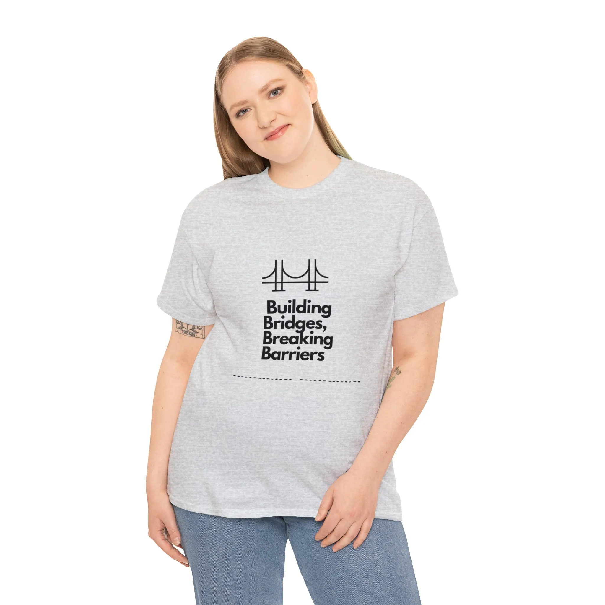 Unisex Heavy Cotton Tee-Breaking Barriers