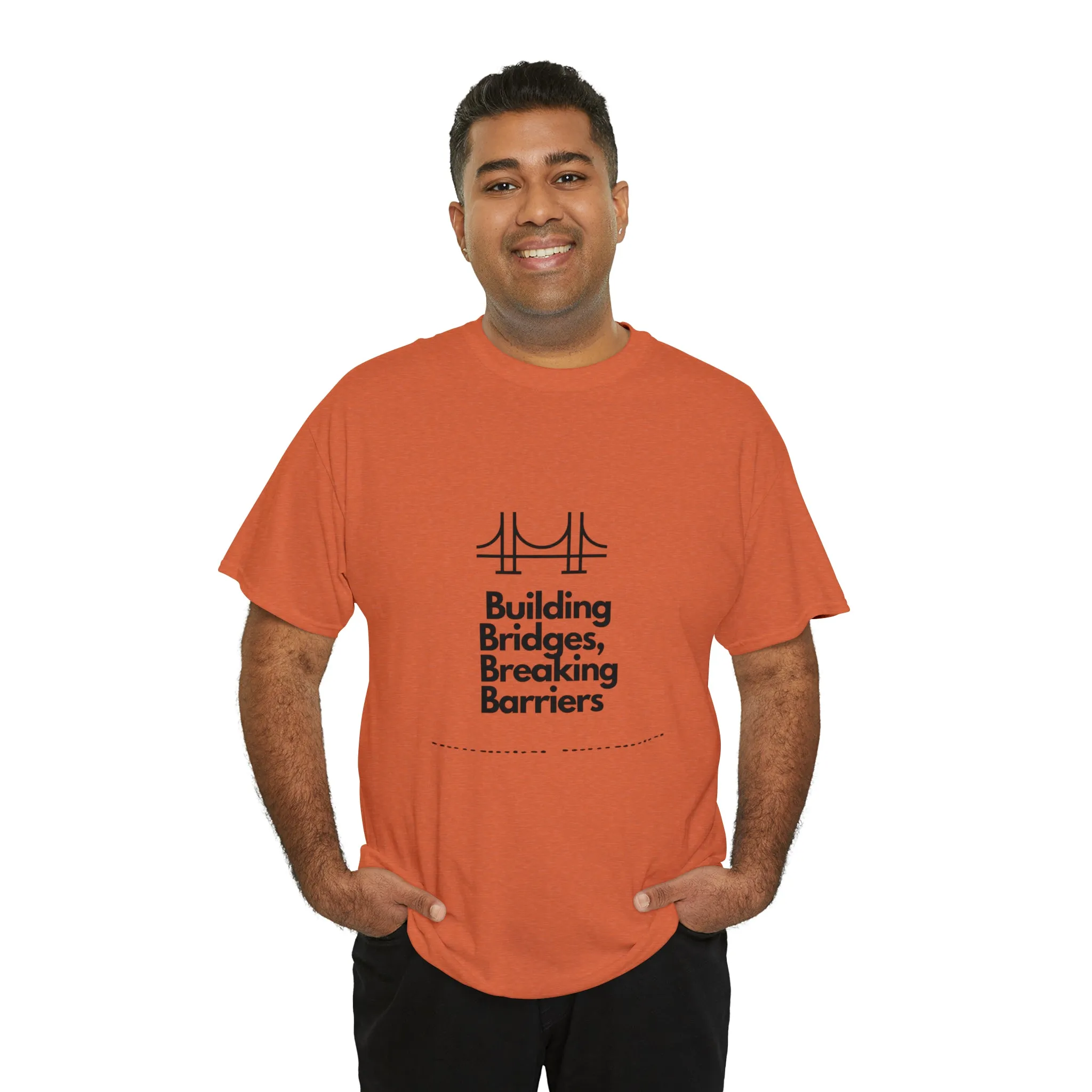 Unisex Heavy Cotton Tee-Breaking Barriers