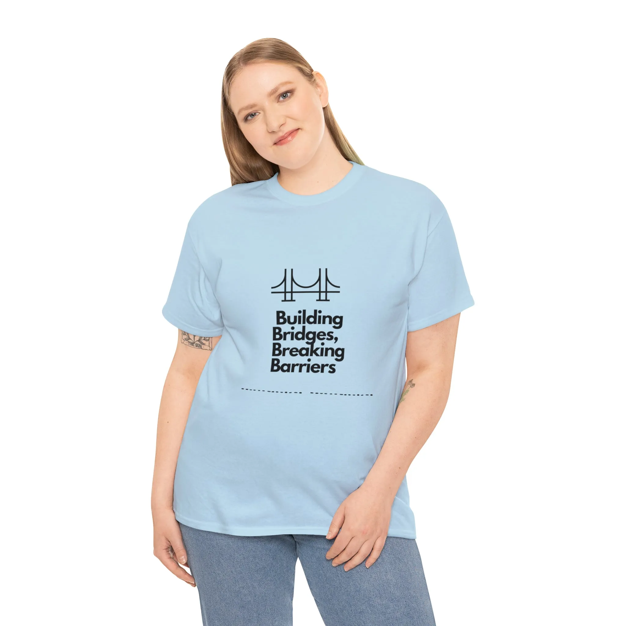 Unisex Heavy Cotton Tee-Breaking Barriers