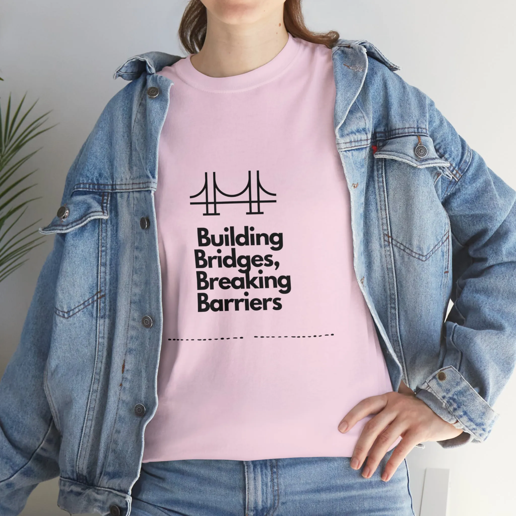 Unisex Heavy Cotton Tee-Breaking Barriers
