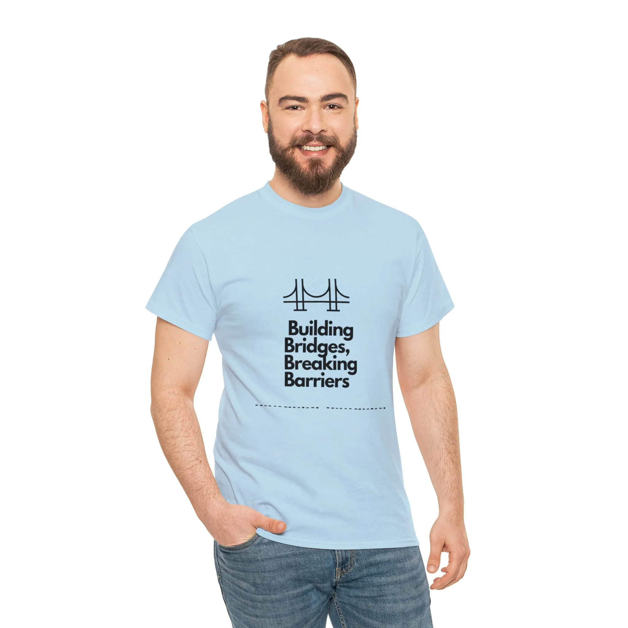 Unisex Heavy Cotton Tee-Breaking Barriers