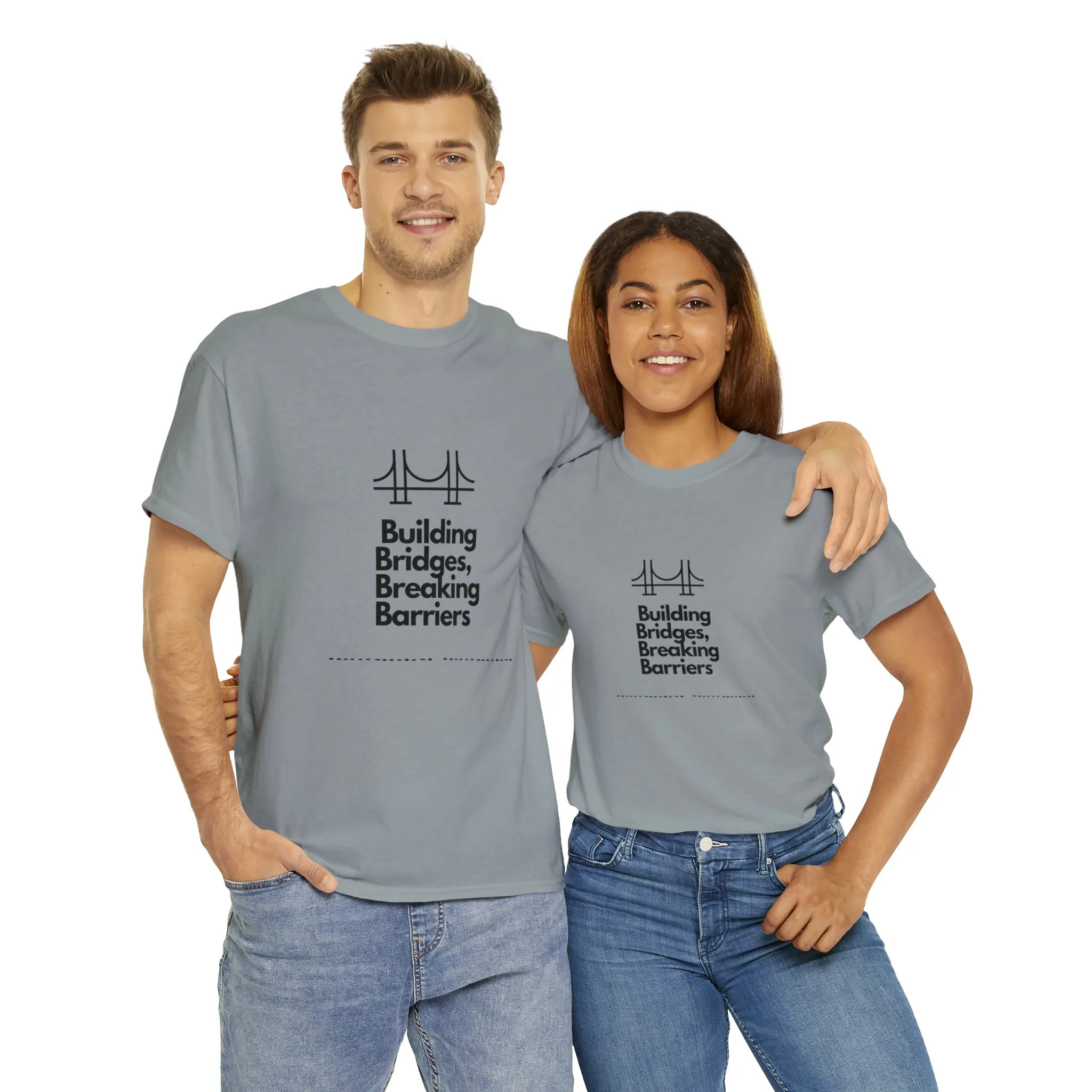 Unisex Heavy Cotton Tee-Breaking Barriers