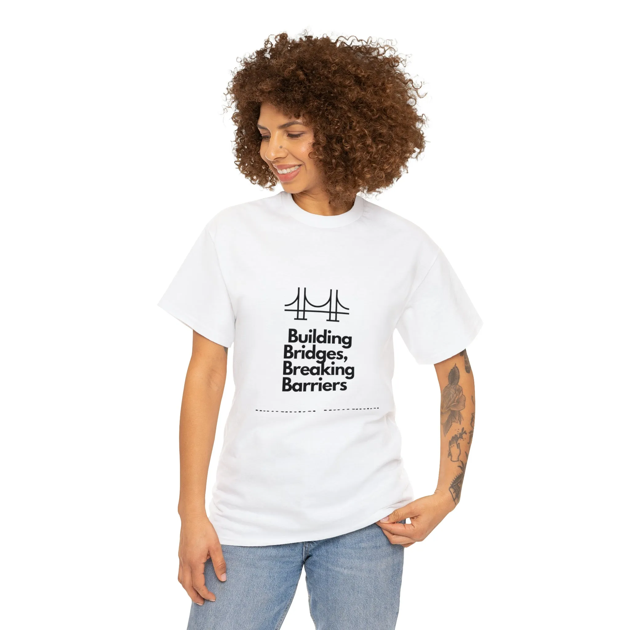 Unisex Heavy Cotton Tee-Breaking Barriers