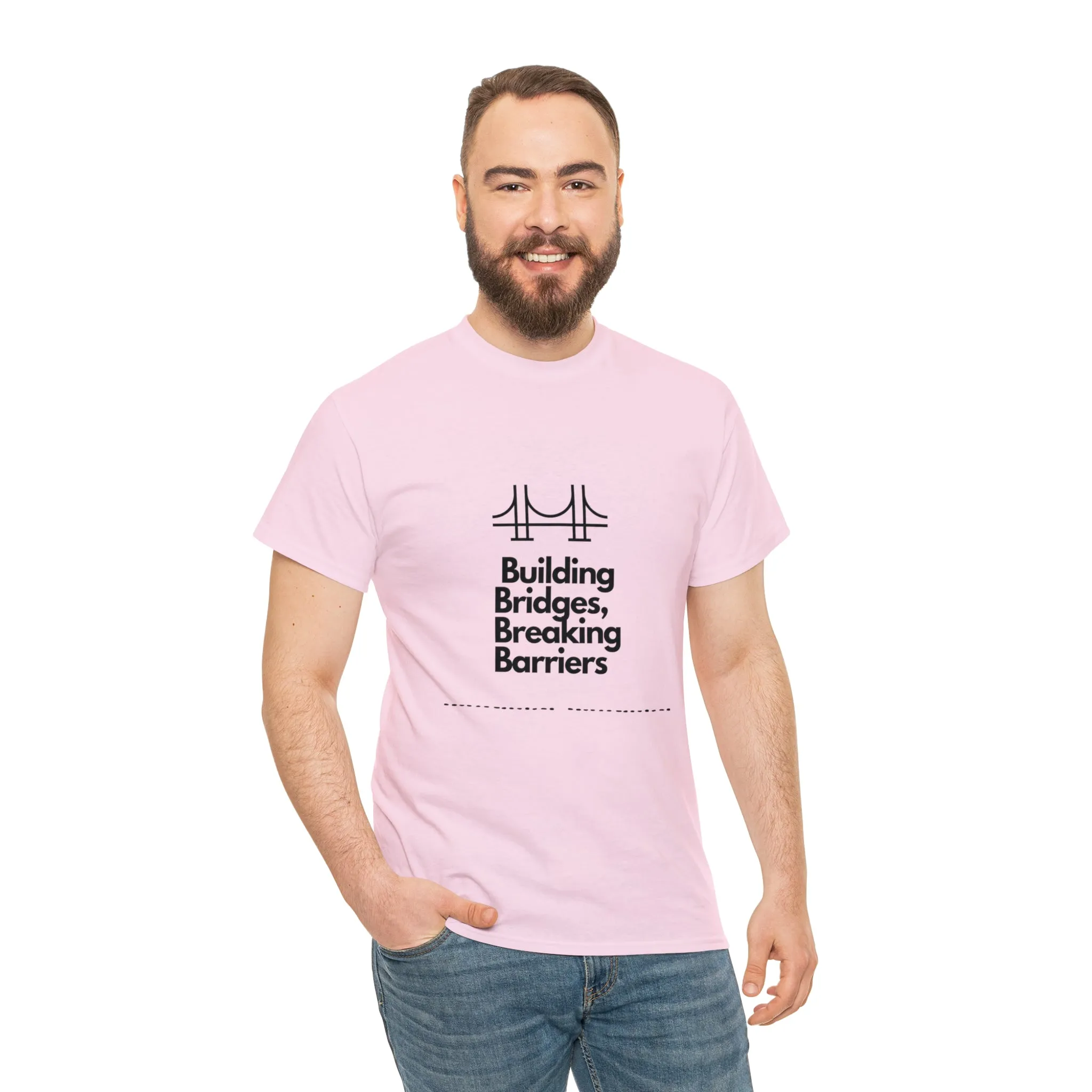 Unisex Heavy Cotton Tee-Breaking Barriers