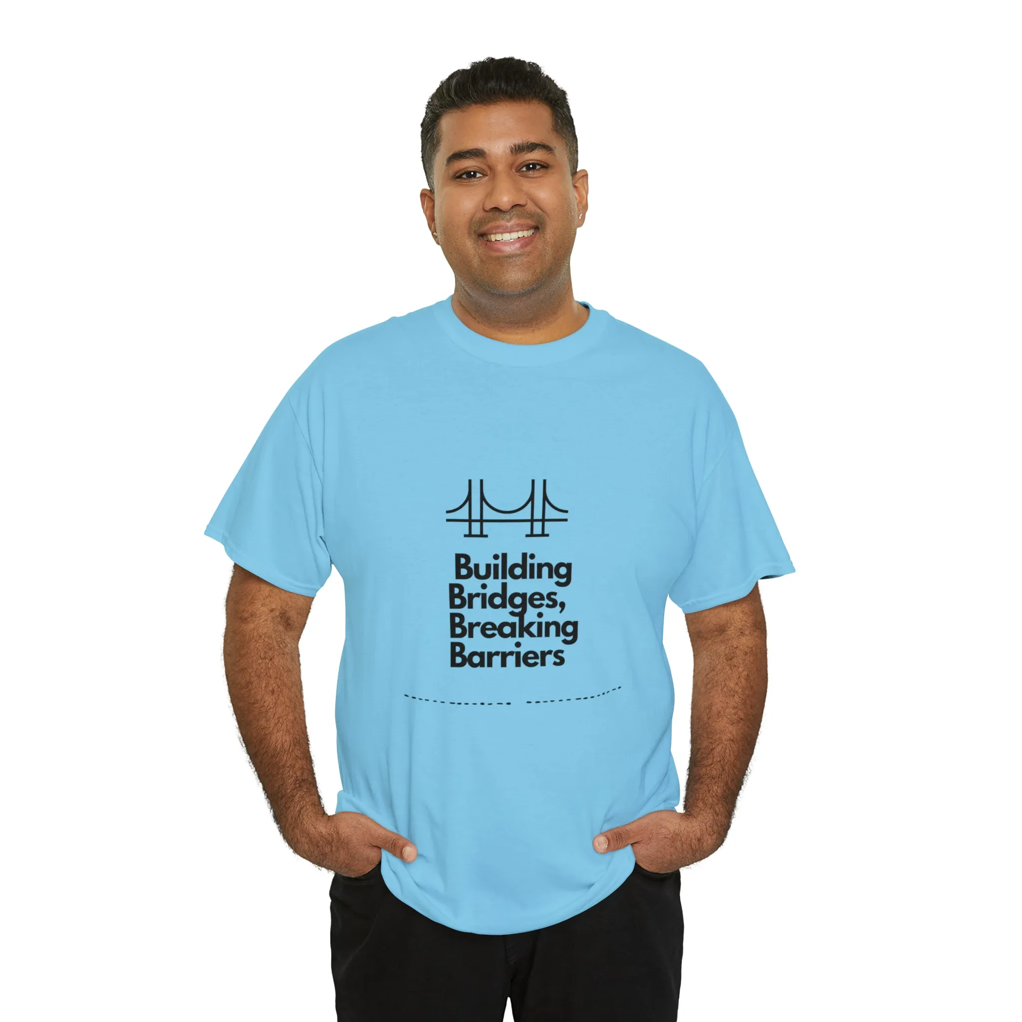 Unisex Heavy Cotton Tee-Breaking Barriers