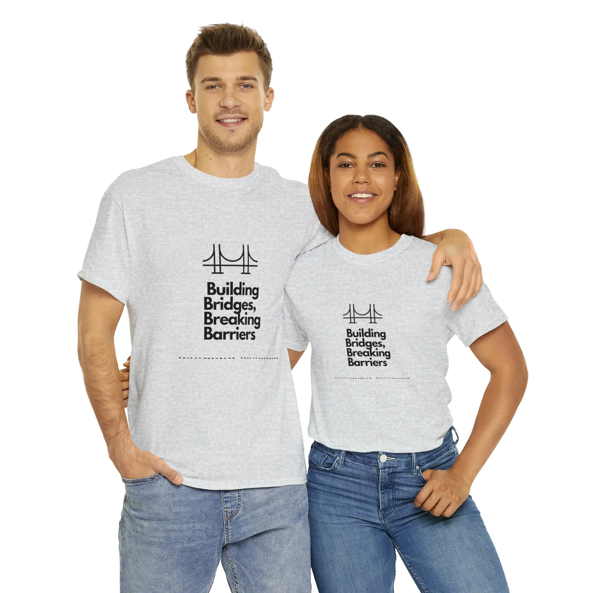 Unisex Heavy Cotton Tee-Breaking Barriers