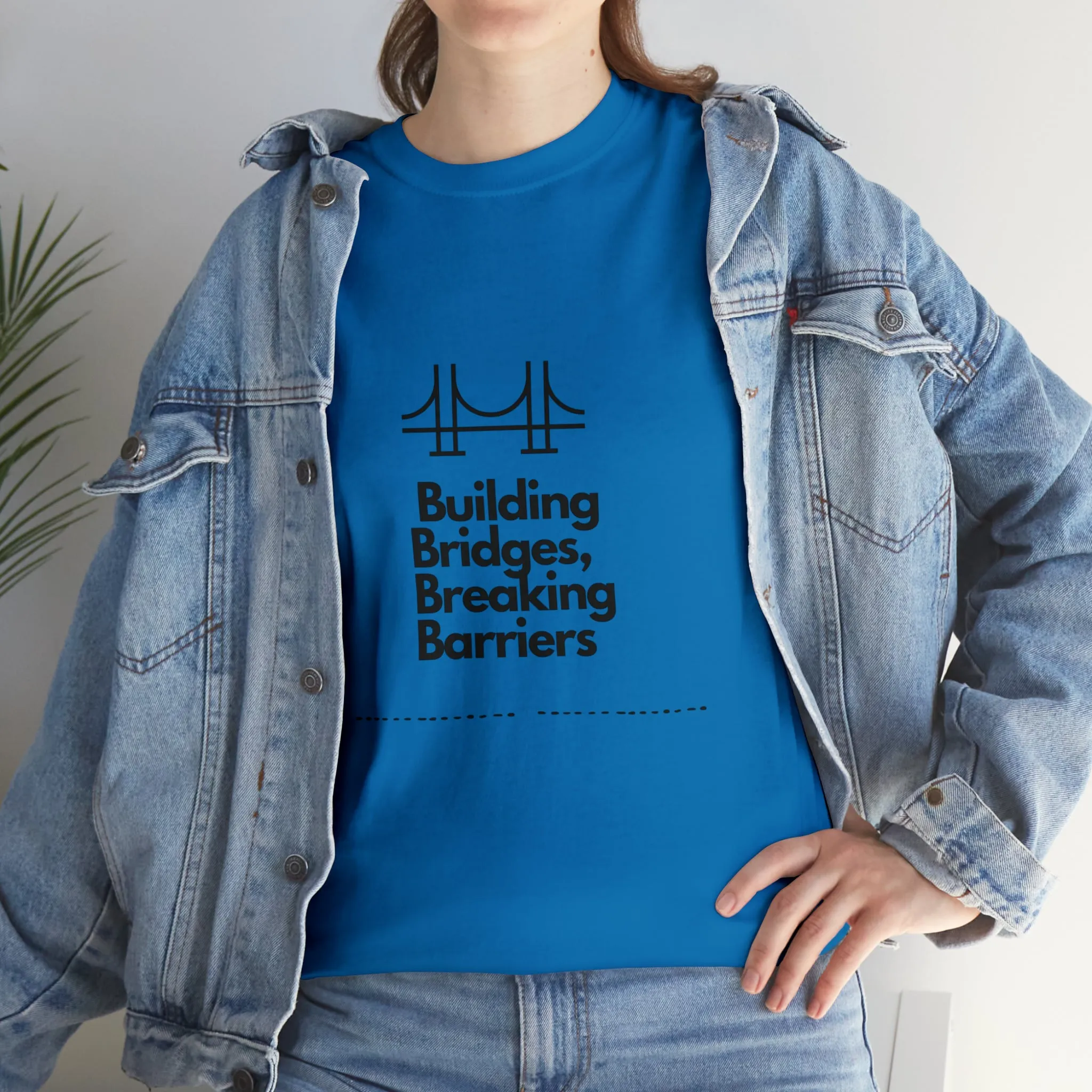 Unisex Heavy Cotton Tee-Breaking Barriers