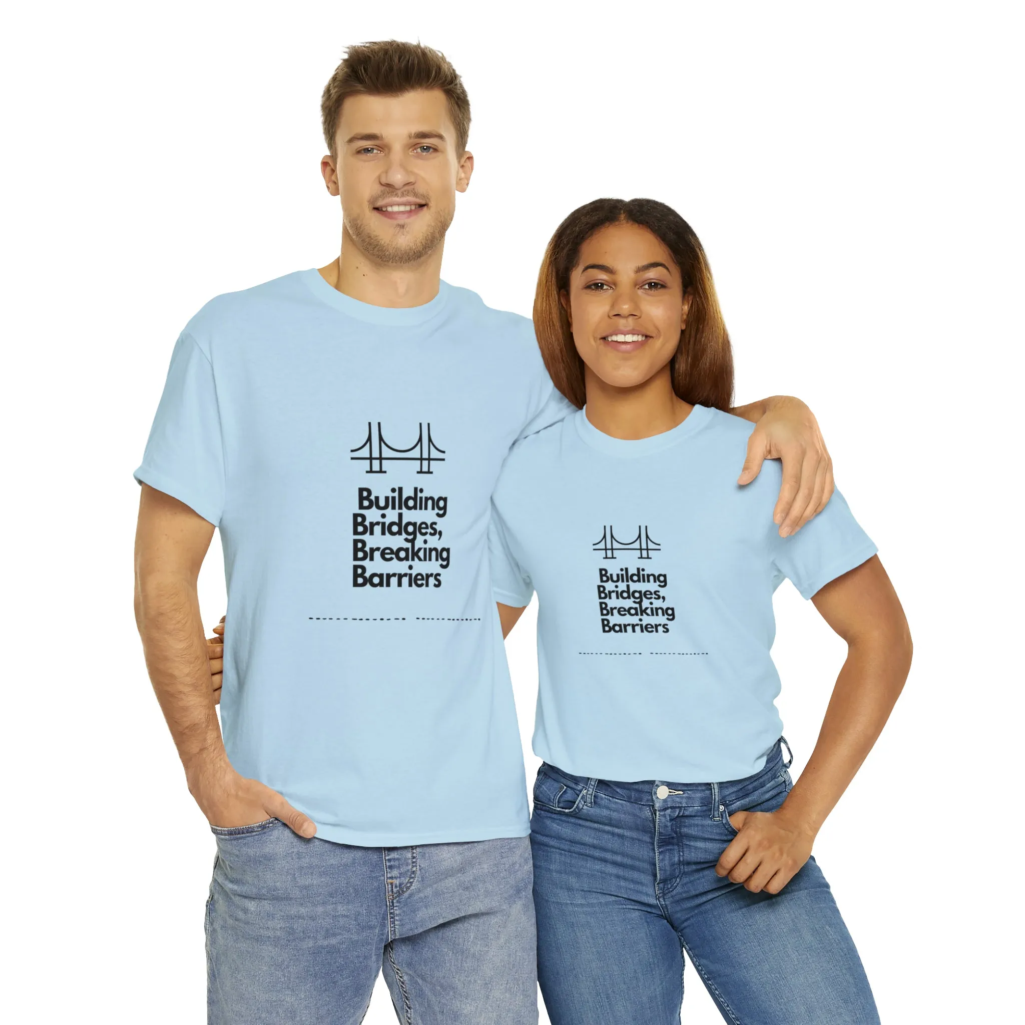 Unisex Heavy Cotton Tee-Breaking Barriers