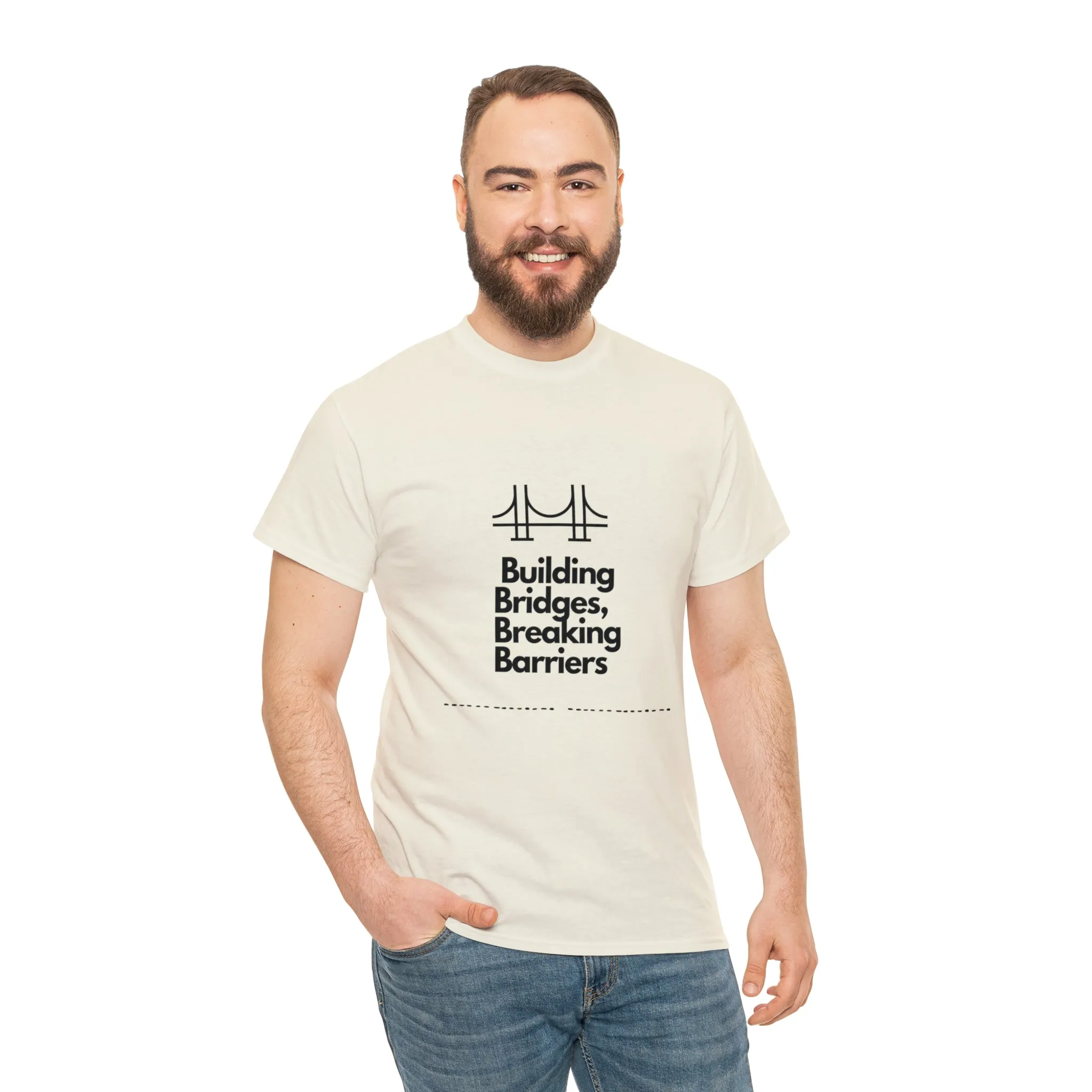 Unisex Heavy Cotton Tee-Breaking Barriers