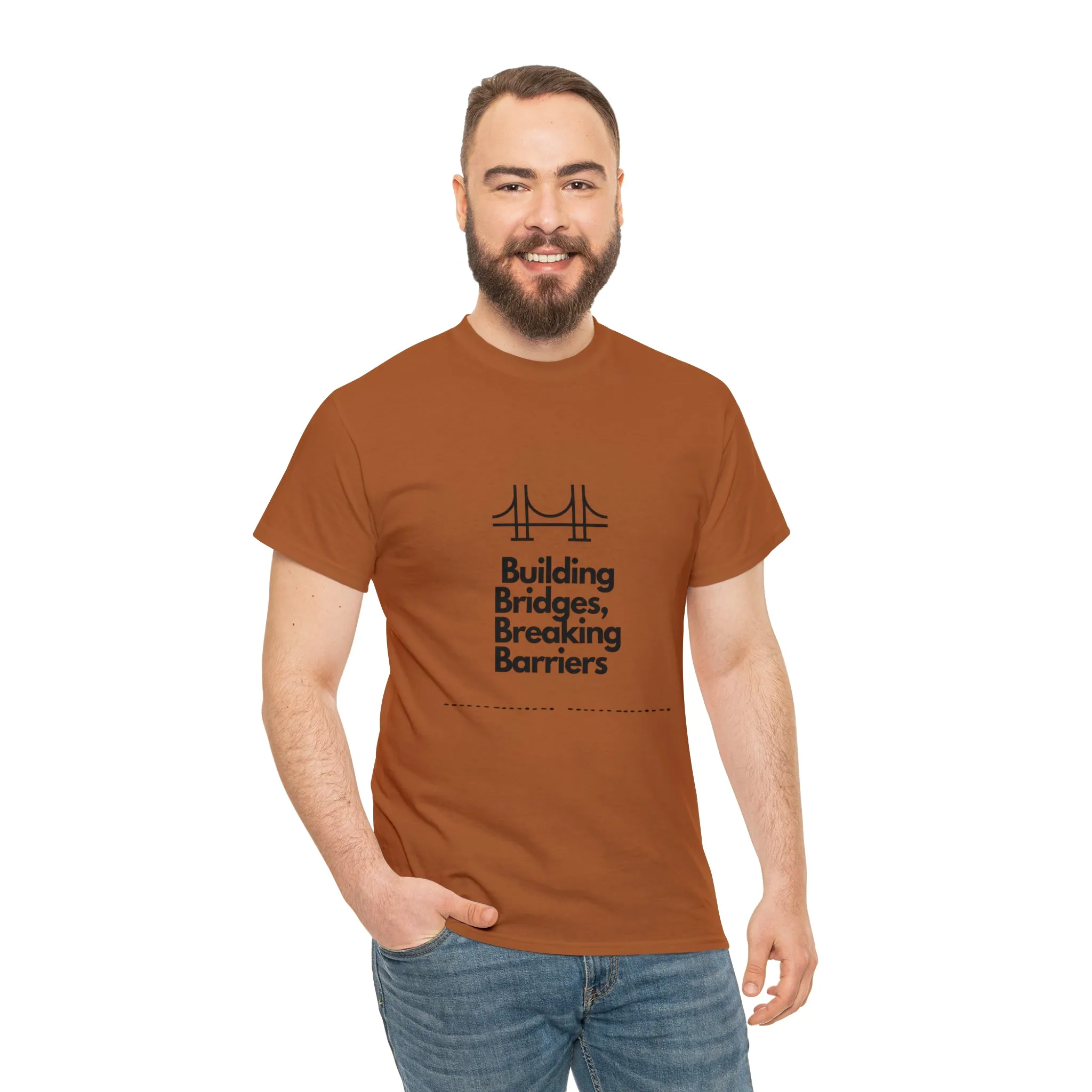 Unisex Heavy Cotton Tee-Breaking Barriers