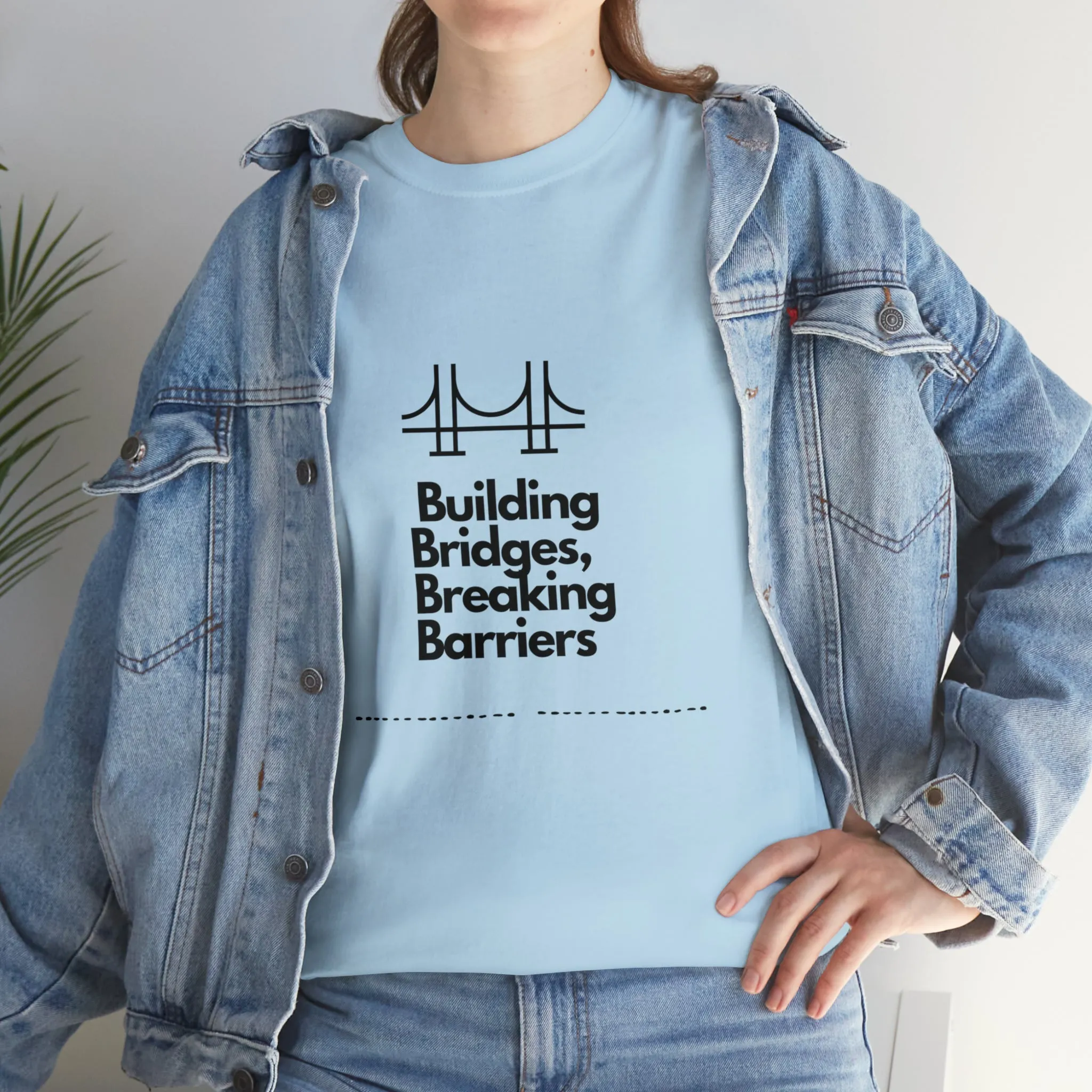 Unisex Heavy Cotton Tee-Breaking Barriers