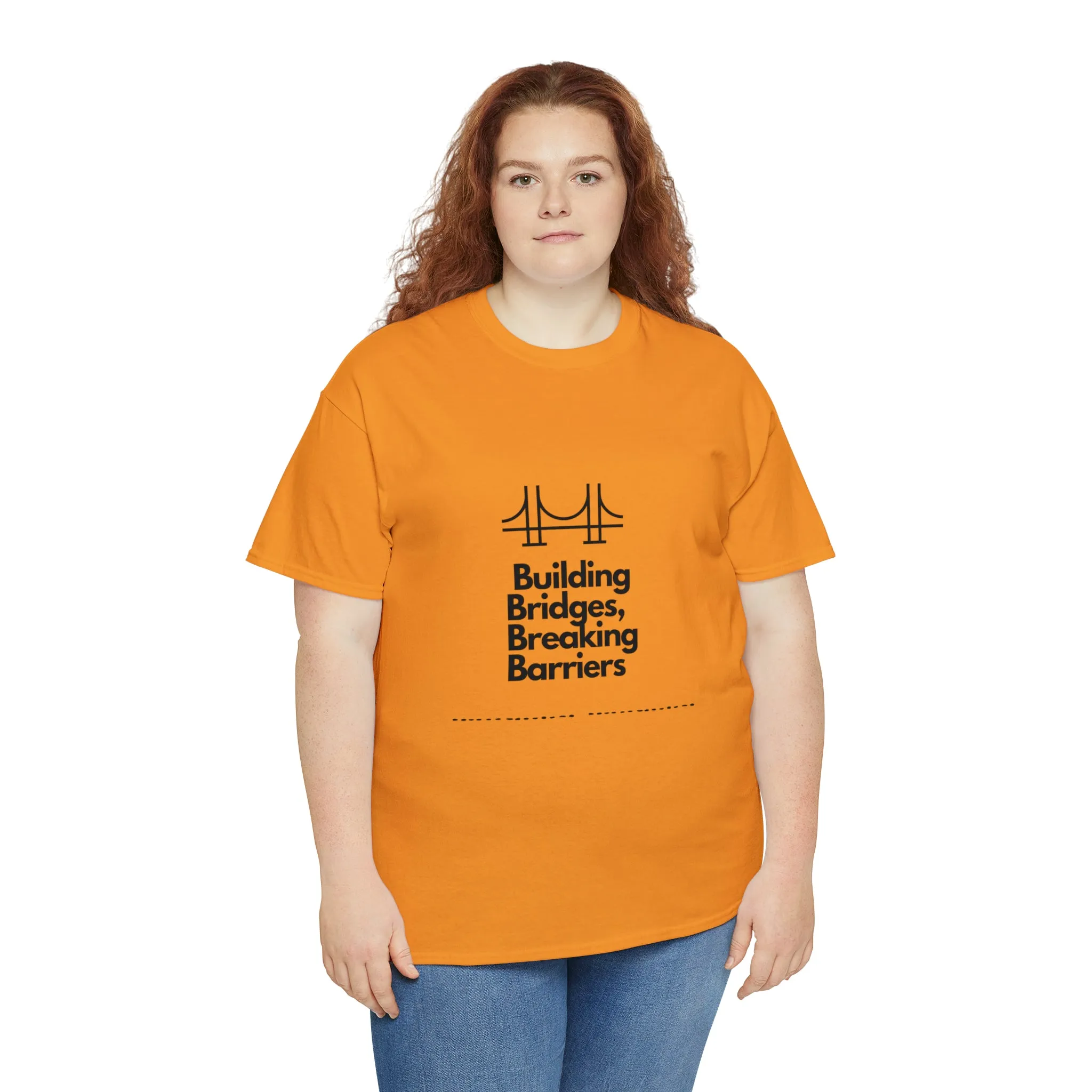 Unisex Heavy Cotton Tee-Breaking Barriers