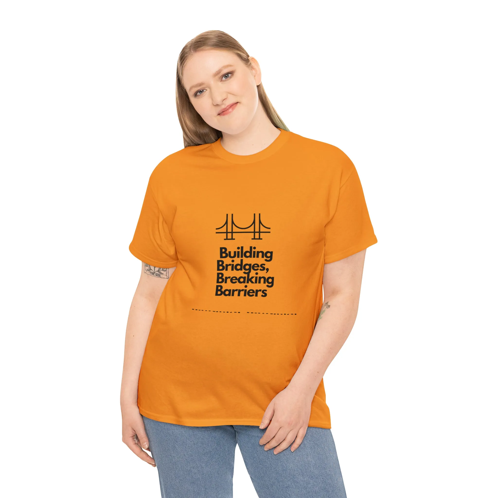 Unisex Heavy Cotton Tee-Breaking Barriers