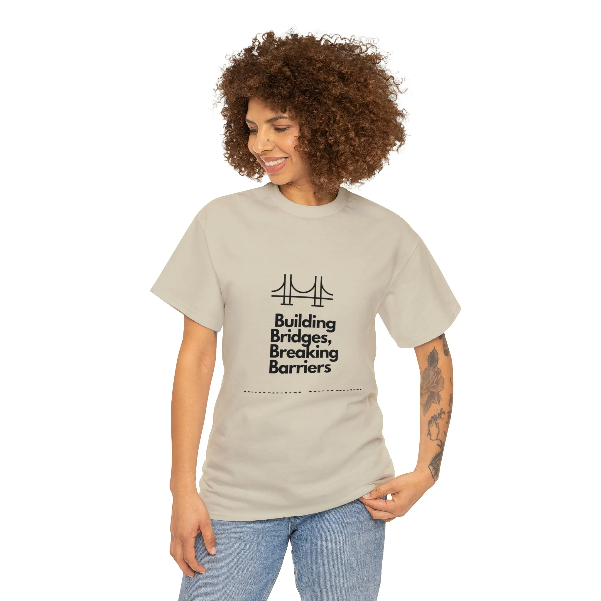 Unisex Heavy Cotton Tee-Breaking Barriers