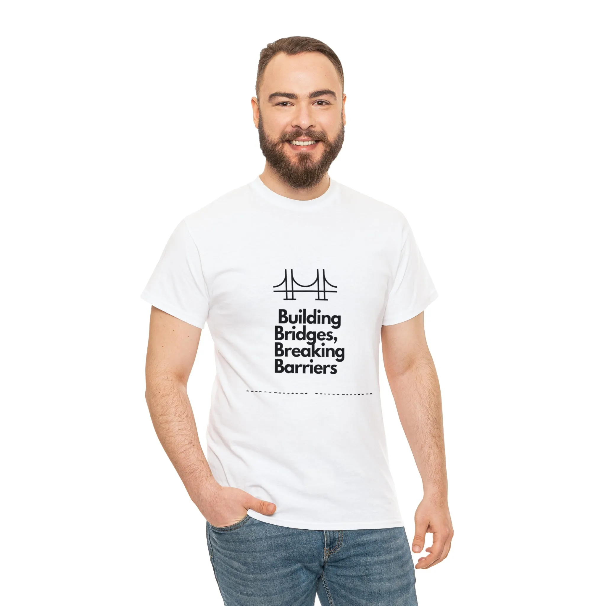 Unisex Heavy Cotton Tee-Breaking Barriers