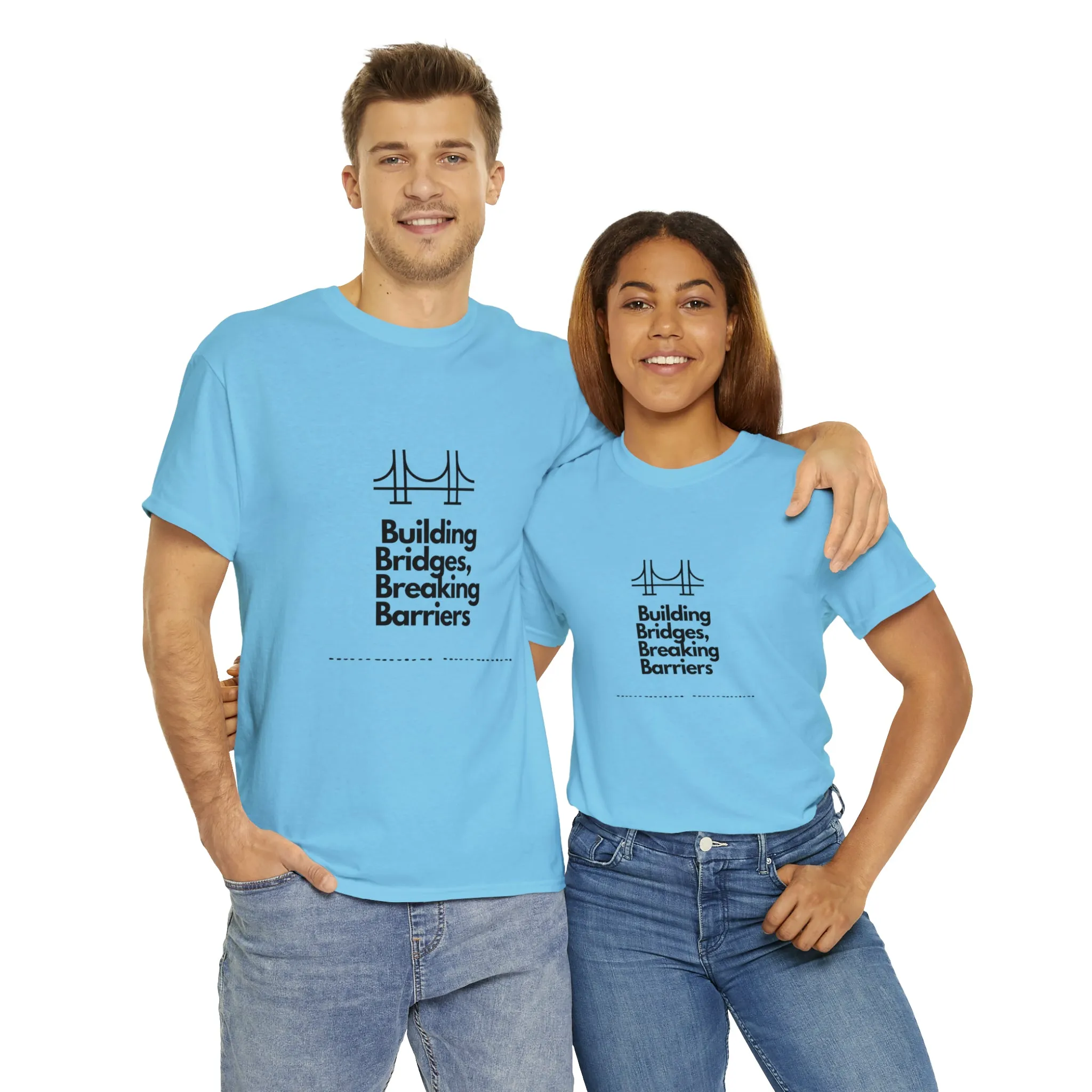 Unisex Heavy Cotton Tee-Breaking Barriers