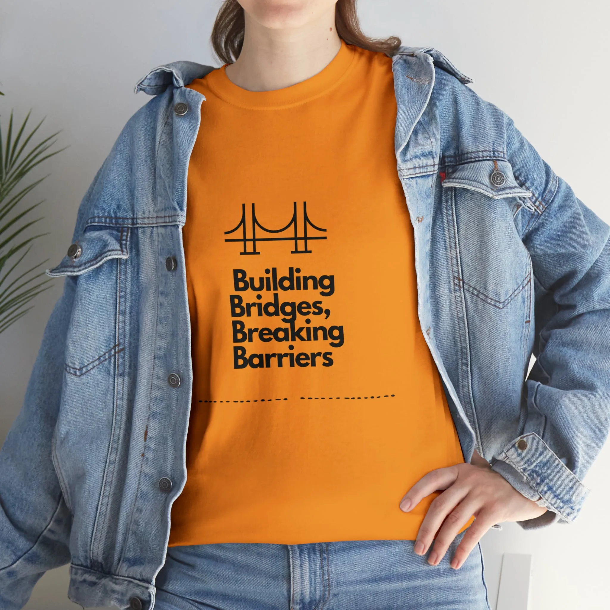 Unisex Heavy Cotton Tee-Breaking Barriers