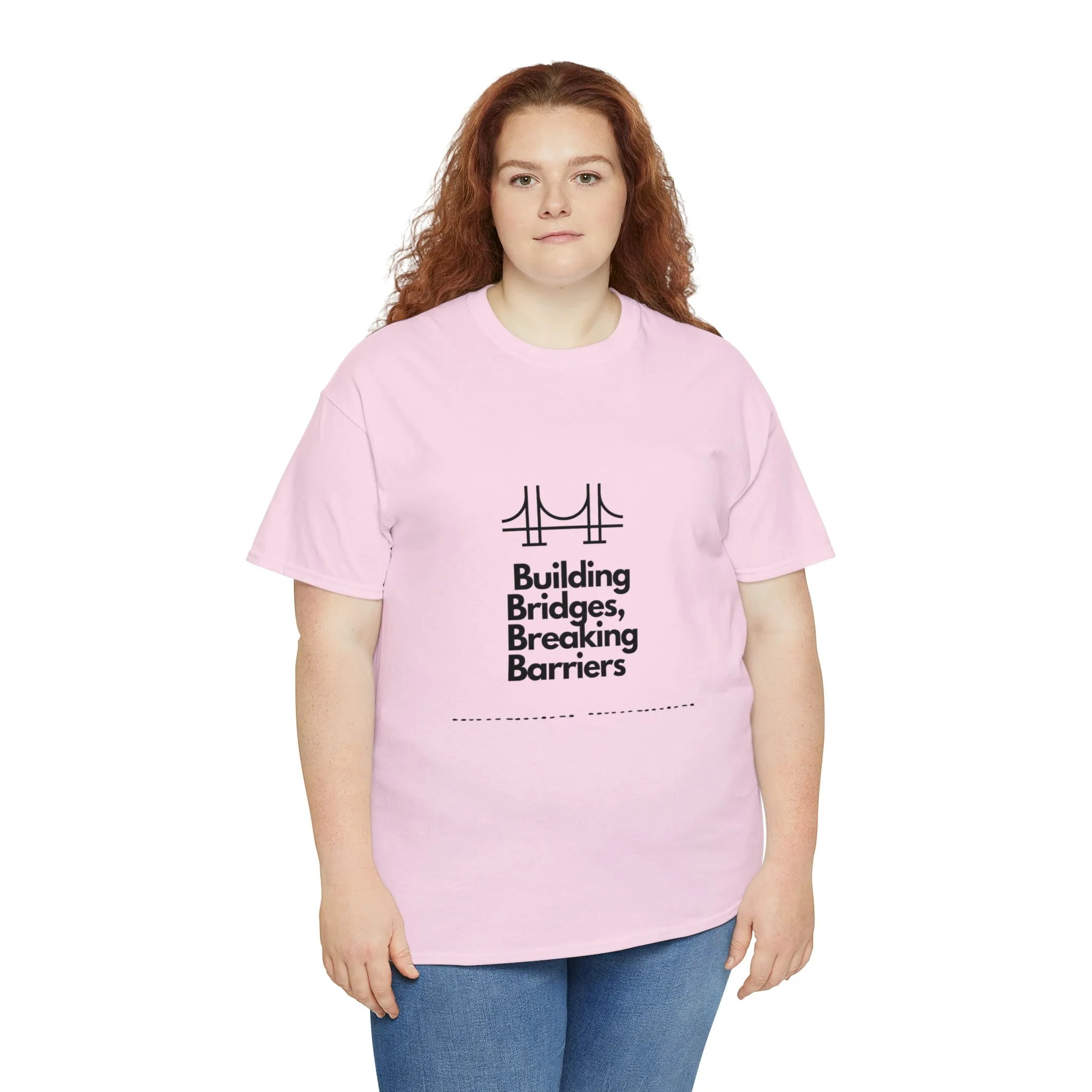 Unisex Heavy Cotton Tee-Breaking Barriers
