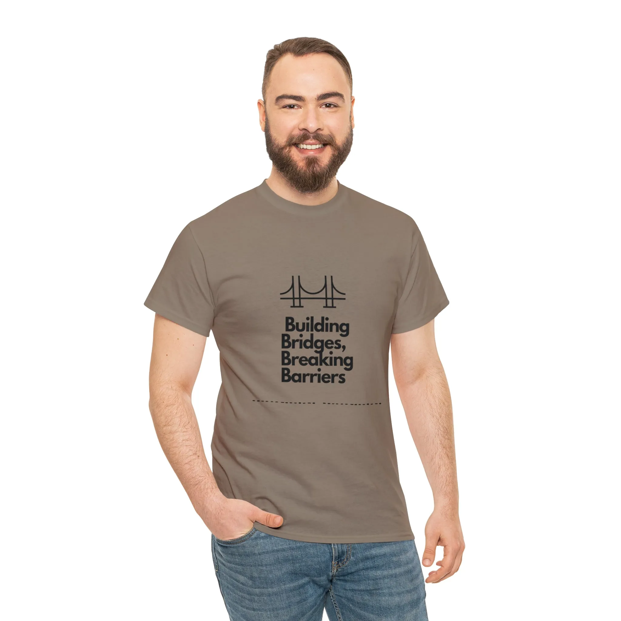 Unisex Heavy Cotton Tee-Breaking Barriers