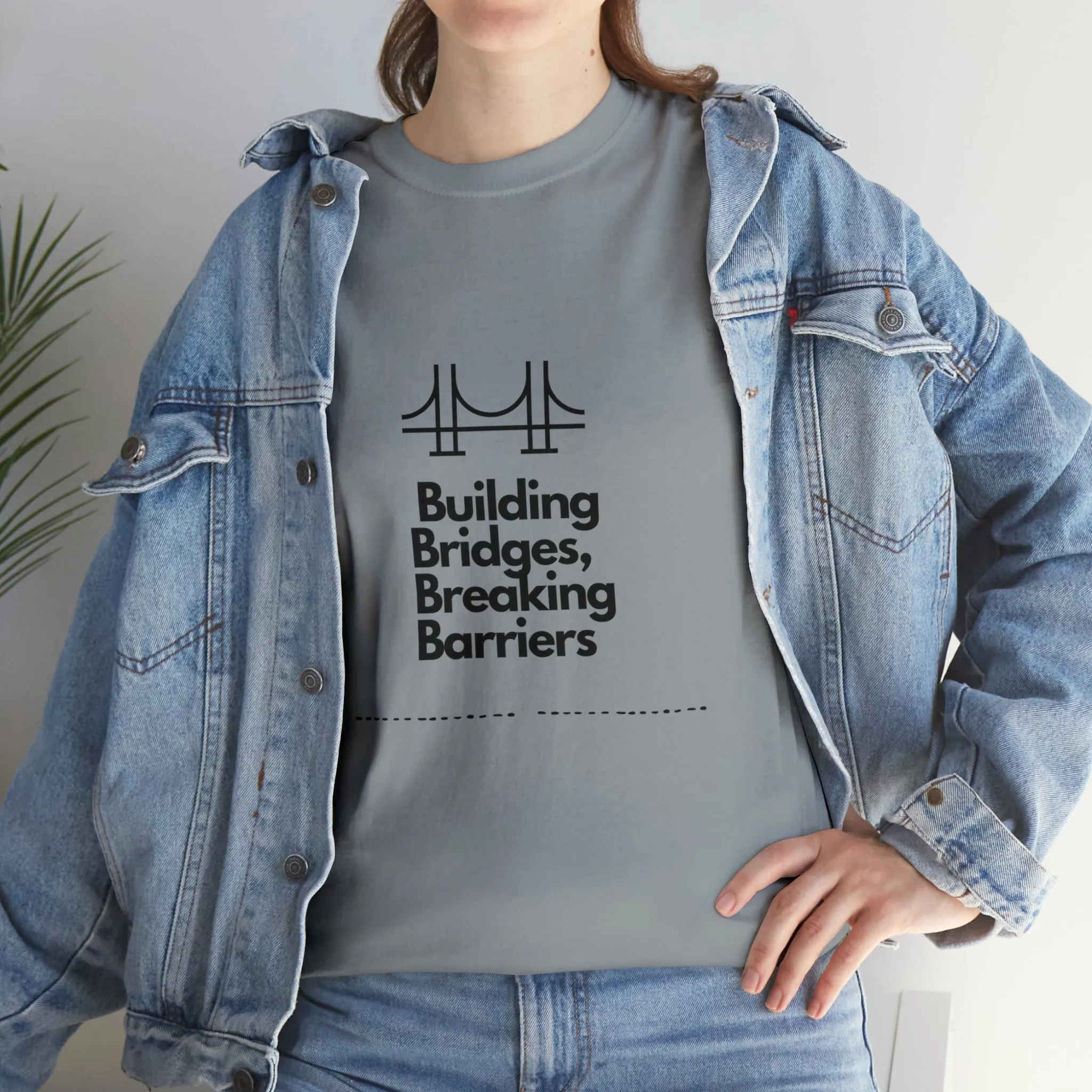 Unisex Heavy Cotton Tee-Breaking Barriers