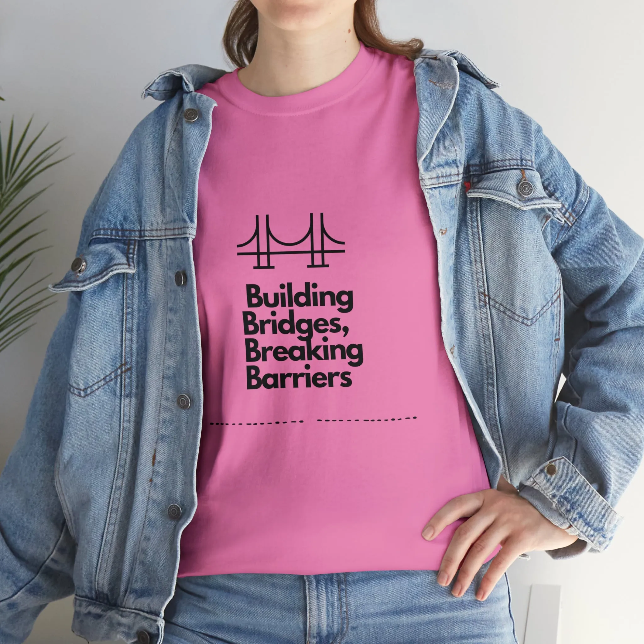 Unisex Heavy Cotton Tee-Breaking Barriers