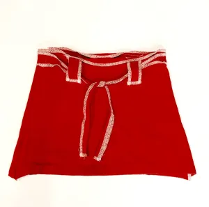 Upcycled Red Skirt