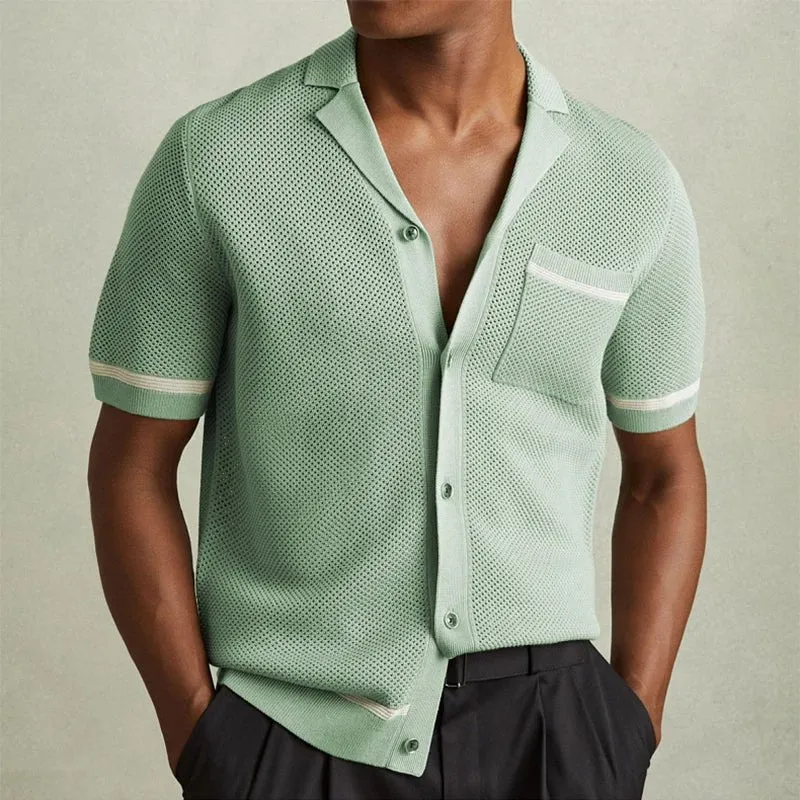 Victor Lévêque Retro Knit Shirt