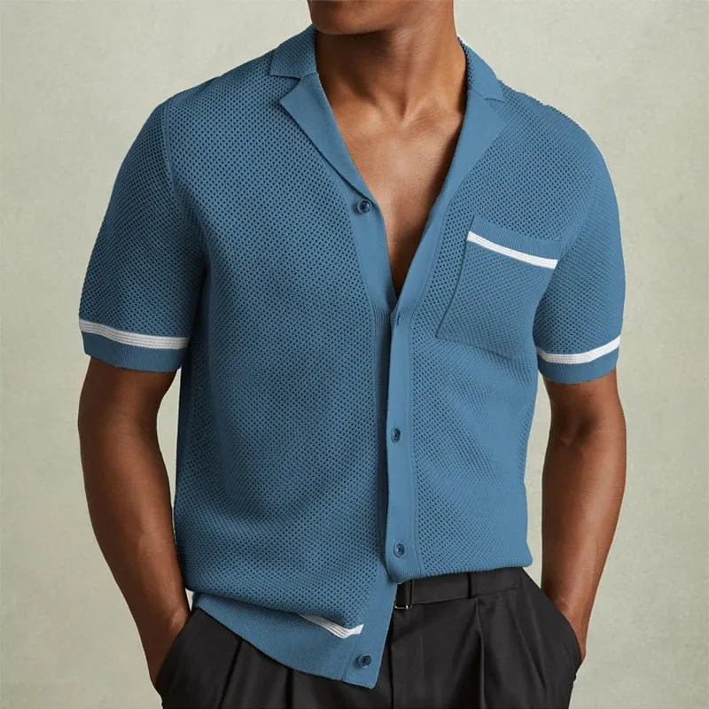 Victor Lévêque Retro Knit Shirt