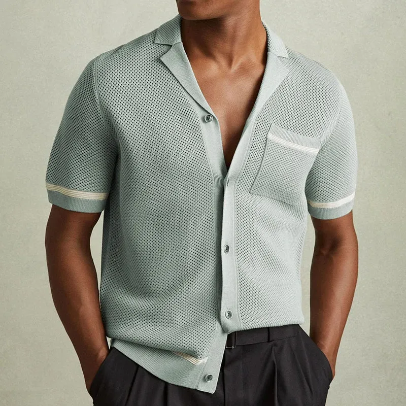 Victor Lévêque Retro Knit Shirt