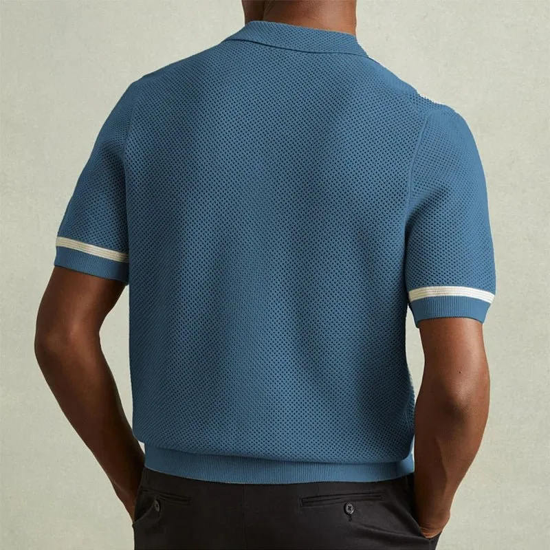 Victor Lévêque Retro Knit Shirt