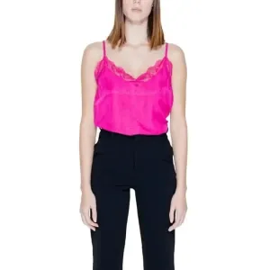 Vila Clothes Women's Fuchsia Viscose Tank Top