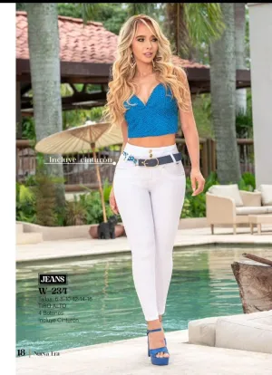 W-234 100% Authentic Colombian Push Up Jeans