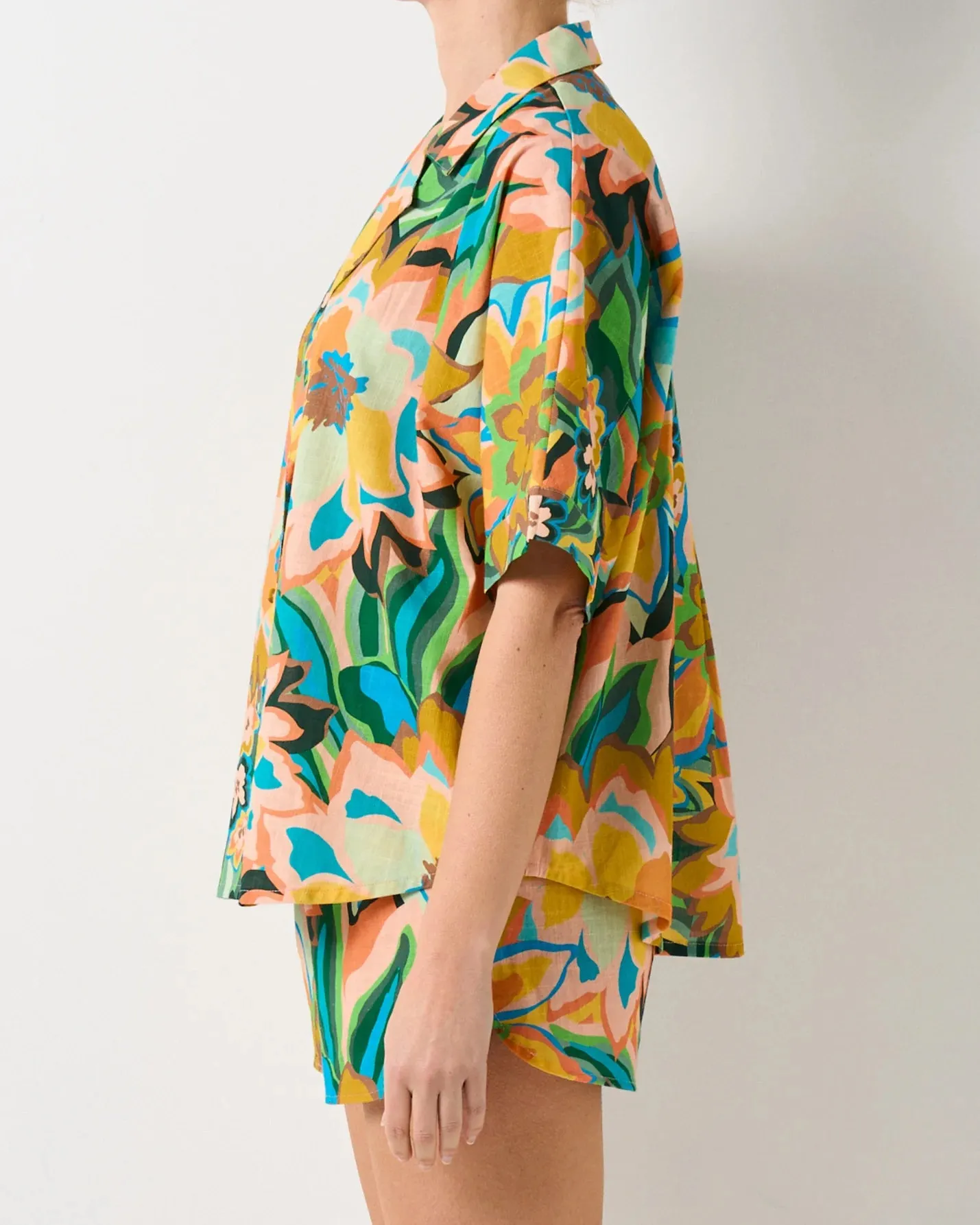Walnut Melbourne - Tropez Top - Flower Bomb