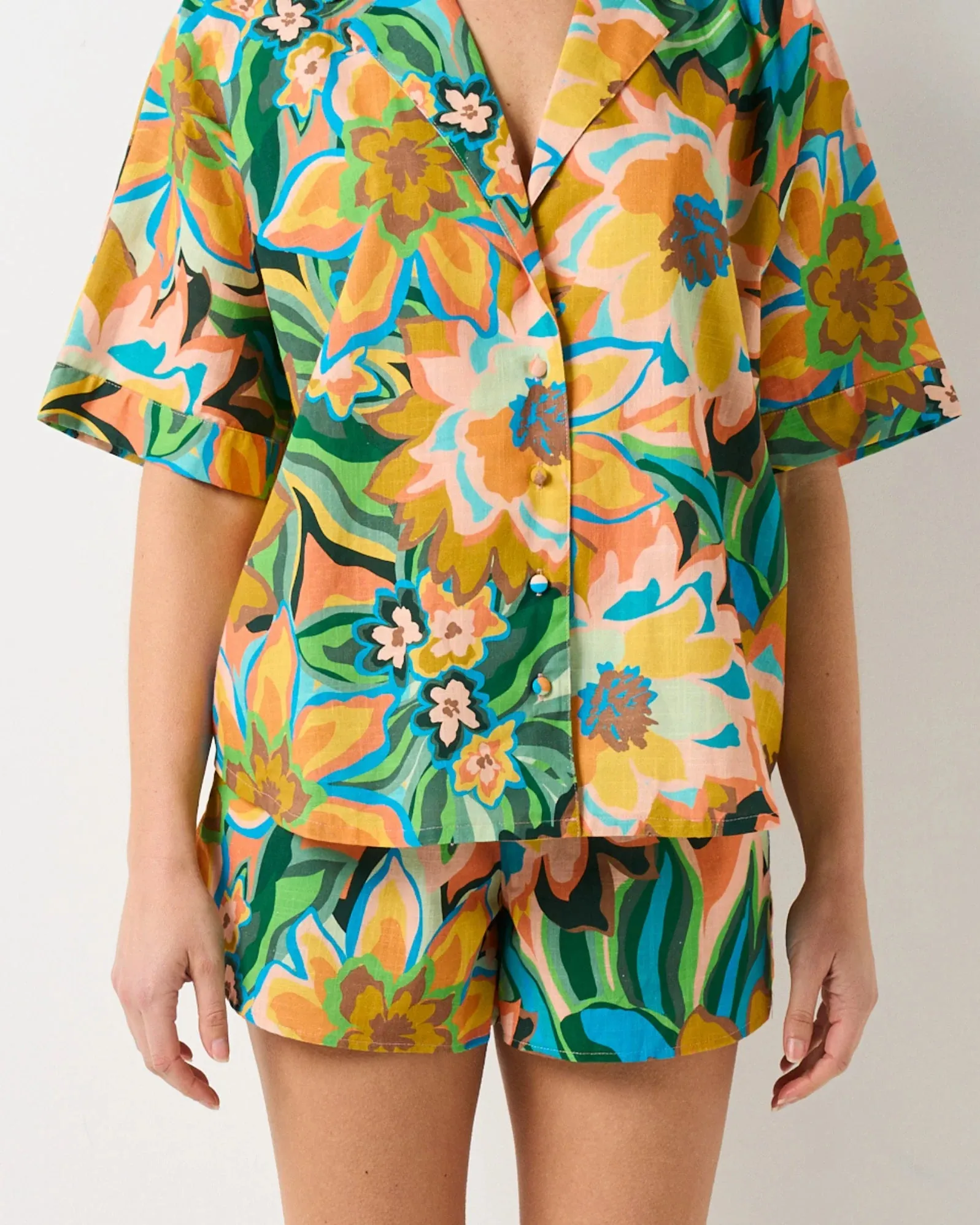 Walnut Melbourne - Tropez Top - Flower Bomb