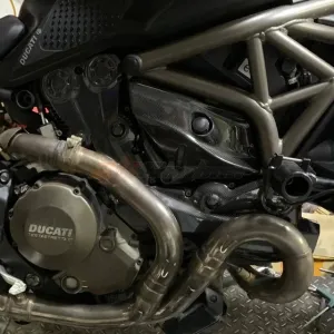 Water Coolant Expansion Tank Cover For Ducati Monster 821 1200 1200s Full Carbon Fiber 100%