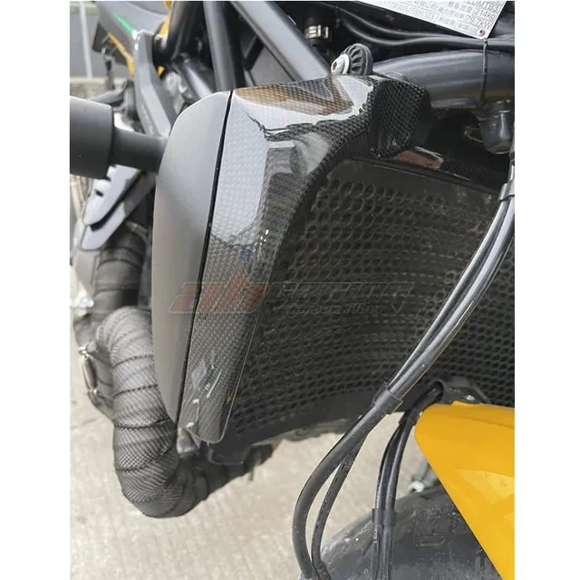 Water Tank Side Panel Fairing Cowling For Ducati Monster 821 1200 2014 2019 Full Carbon Fiber 100%
