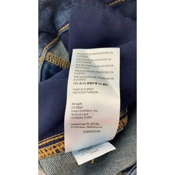 We The Free Raw High-Rise Jegging Jeans Free People Womens Size 25 Deep Indigo