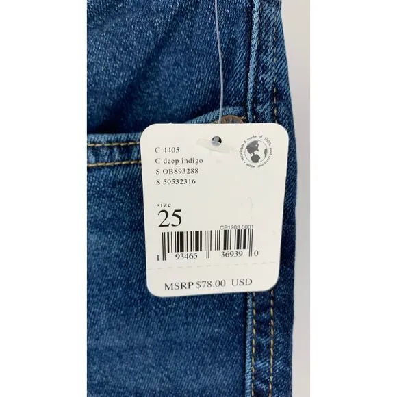 We The Free Raw High-Rise Jegging Jeans Free People Womens Size 25 Deep Indigo