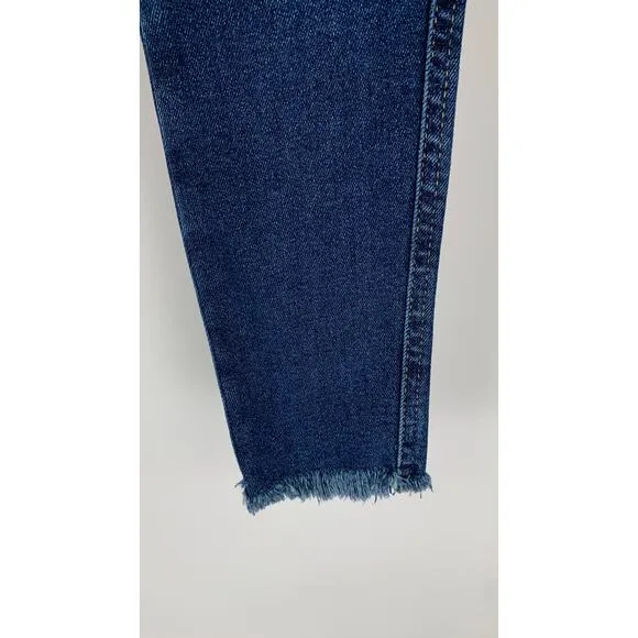 We The Free Raw High-Rise Jegging Jeans Free People Womens Size 25 Deep Indigo