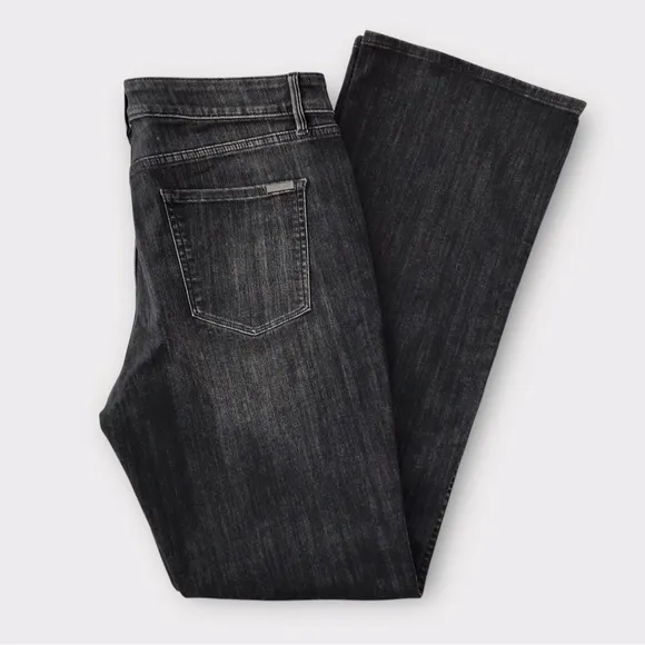 WHBM NWT Skinny Flare High Rise Stretchy Black Jeans 14L