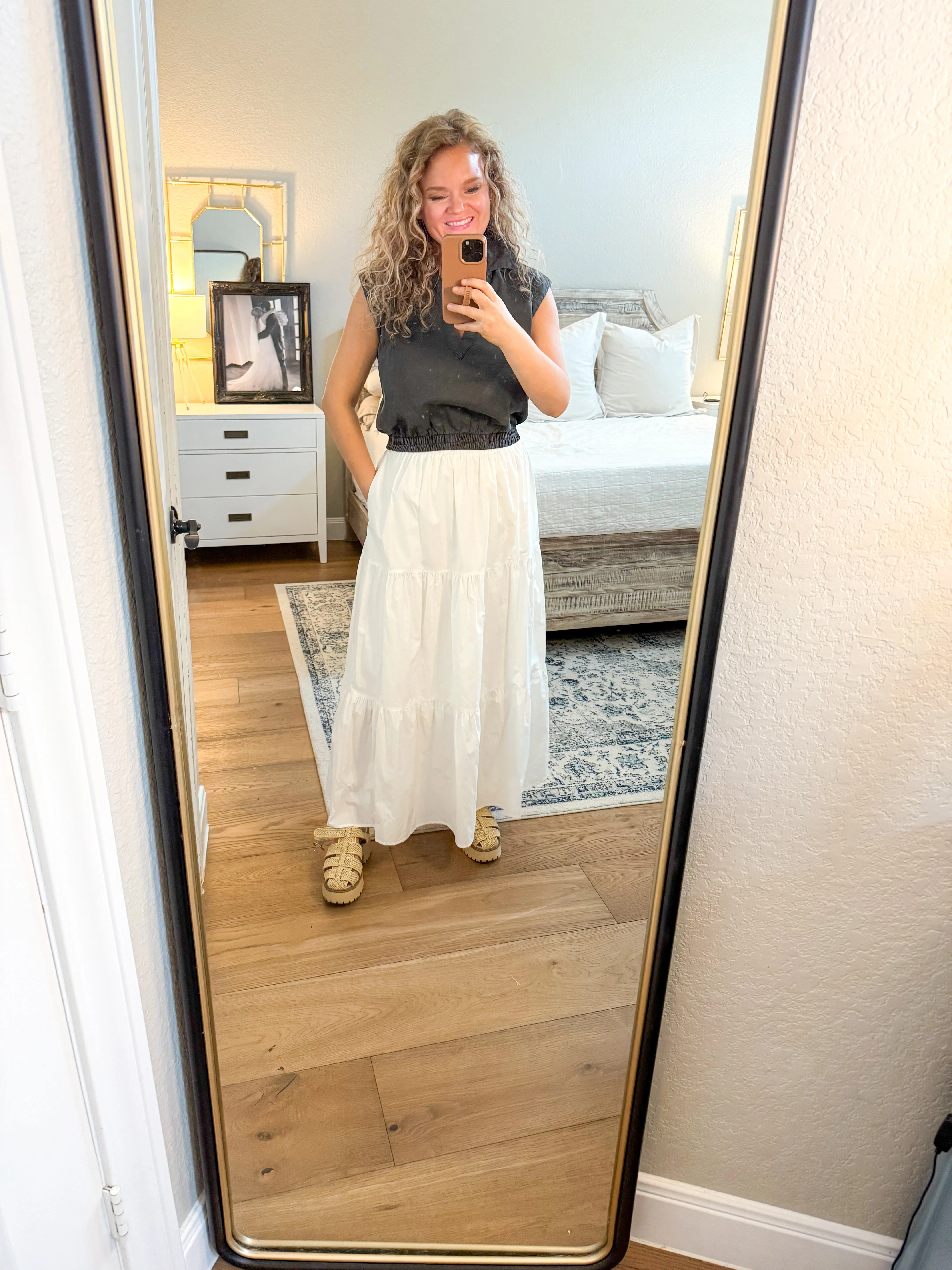 White Maxi Skirt