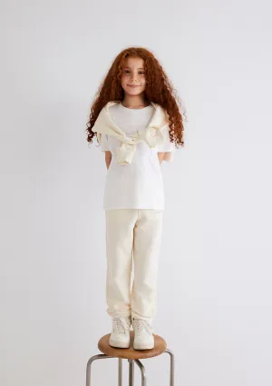 White Organic Cotton Basic T-Shirt