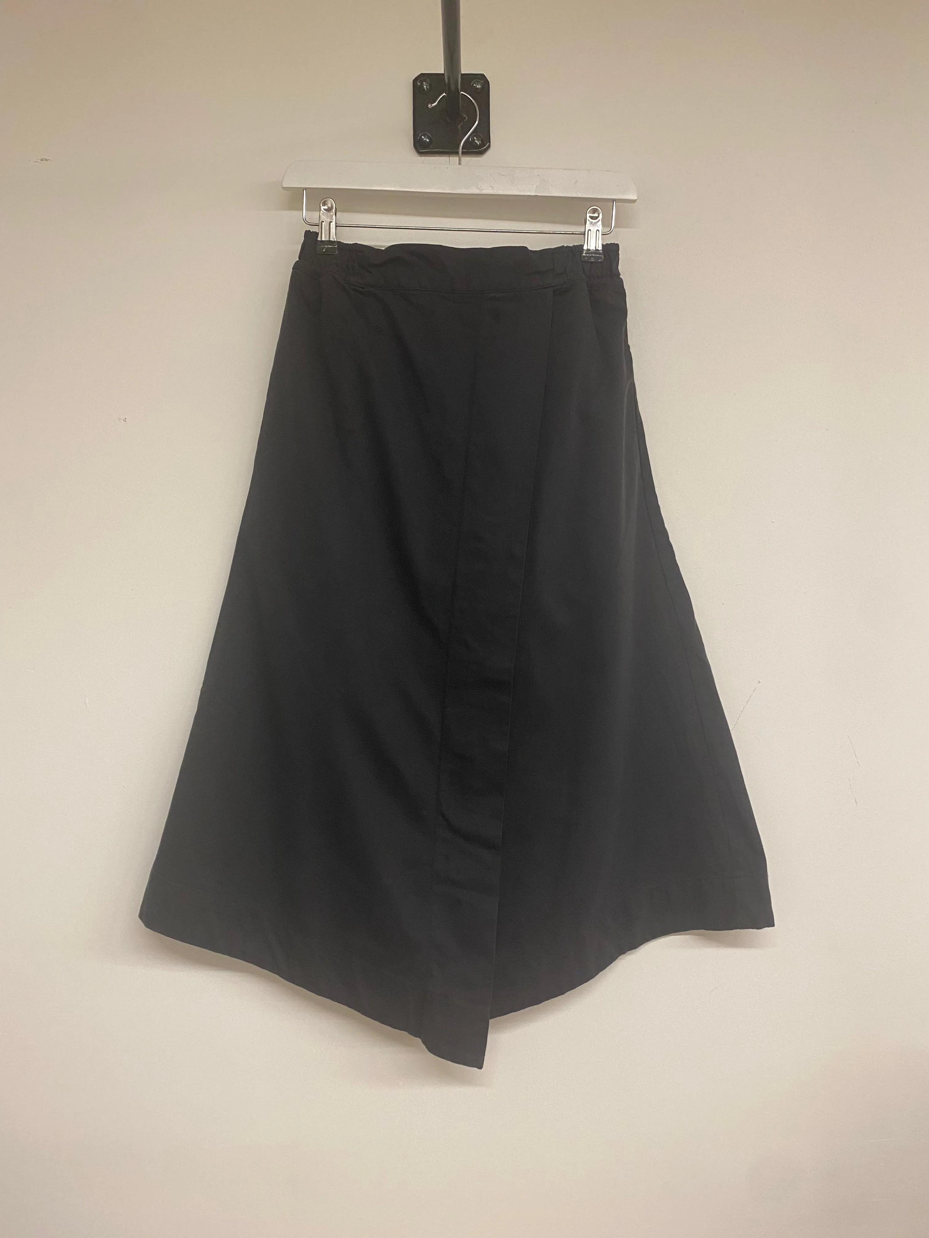 Wisteria Organic Cotton Twill Skirt in Charcoal
