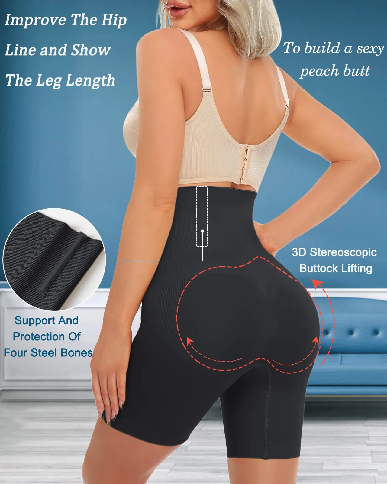 Women's Shapewear High Waist Trainer Tummy Control Body Shaper