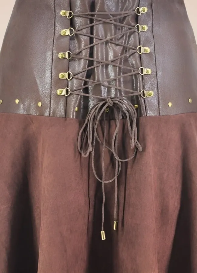 Women's Steampunk Long Skirt